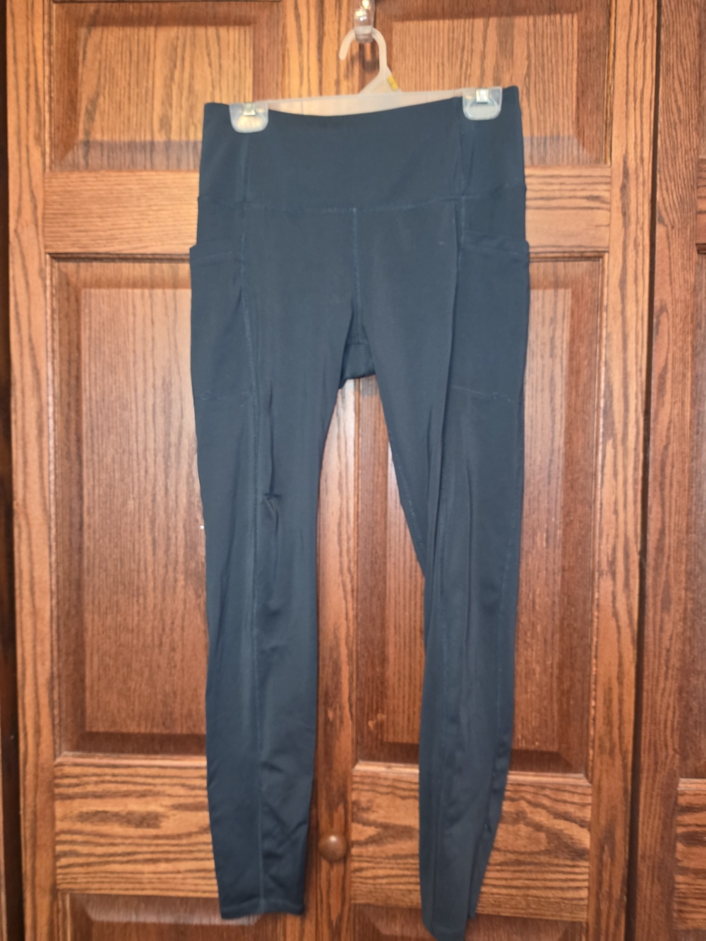 Apana Black High-Rise Performance Leggings